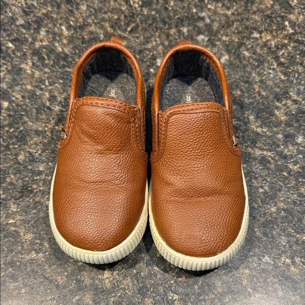 Carter's Brown Kids Slip-On Sneakers